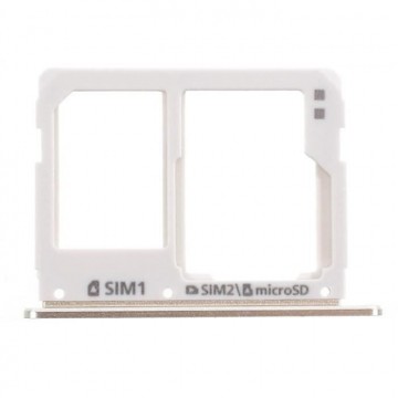 Tiroir SIM + micro SD pour Samsung Galaxy A3 2016 (A310F) Or