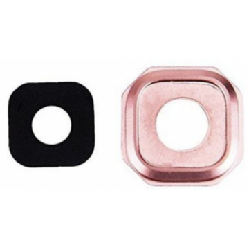 Lentille caméra arrière pour Samsung galaxy A3 2016 (A310F) Rose