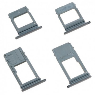 Tiroir SIM + carte SD pour Samsung Galaxy A5 (A520F) Noir