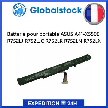 Batterie portable pour ASUS A41-X550E R752LJ R752LJC R752LK R752LN R752LX