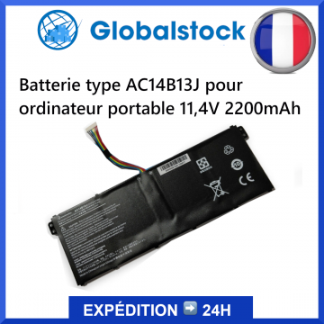 Batterie type AC14B13J pour ordinateur portable 11,4V 2200mAh