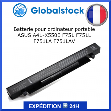 Batterie ordinateur portable pour ASUS A41-X550E F751 F751L F751LA F751LAV