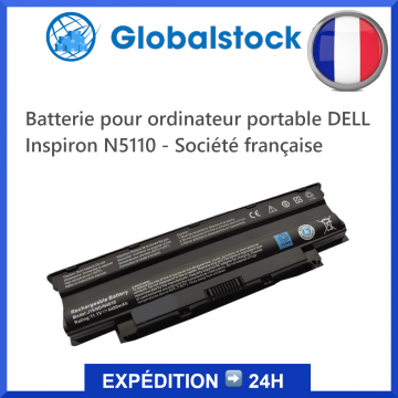 Batterie ordinateur portable pour DELL Inspiron N5110 - Société française