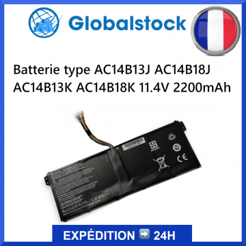 Batterie Batterie type AC14B13J AC14B18J AC14B13K AC14B18K 11.4V 2200mAh