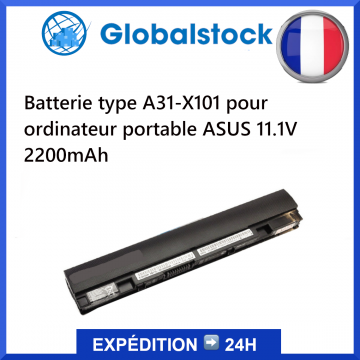 Batterie type A31-X101 ordinateur portable pour ASUS 11.1V 2200mAh