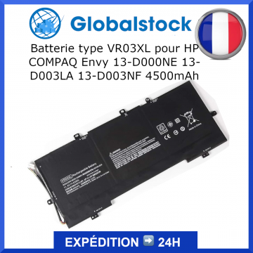 Batterie type VR03XL pour HP COMPAQ Envy 13-D000NE 13-D003LA 13-D003NF 4500mAh