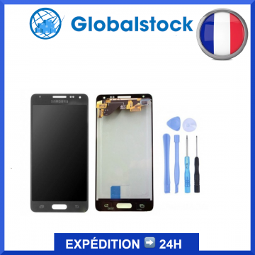 Ecran LCD + Vitre tactile pour Samsung Galaxy Alpha Noir (SM-G850F) + Outils