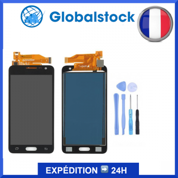 Ecran LCD + Vitre tactile pour Samsung Galaxy A3 (A300F) Noir + Outils