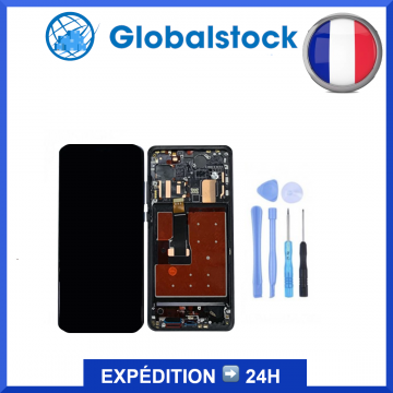 Ecran LCD+Vitre tactile sur châssis pour Huawei P30 Pro Noir