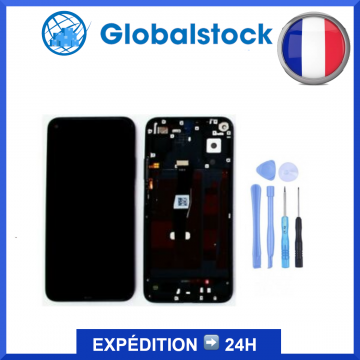 Ecran LCD + Vitre tactile sur châssis pour Honor 20 / Nova 5T Noir + Outils