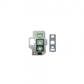 Lentille caméra arrière + contour pour Samsung Galaxy Note 9 (N960) Argent