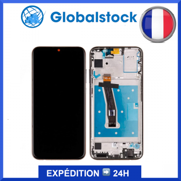 Ecran LCD + Vitre tactile sur châssis pour Honor 10 Lite Noir + outils
