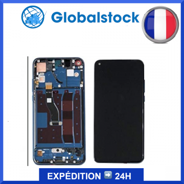 Ecran LCD + Vitre tactile sur châssis pour huawei honor View 20 Bleu + outils