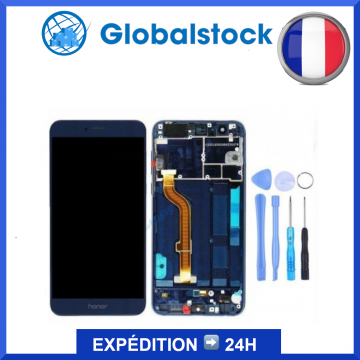 Écran pour huawei Honor 8 Pro Bleu LCD sur châssis