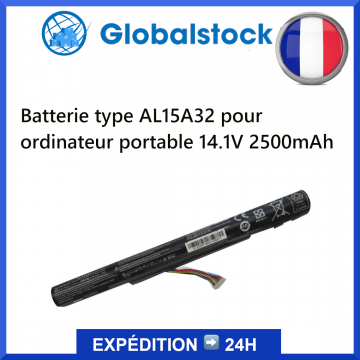 Batterie type AL15A32 ordinateur portable 14.1V 2500mAh