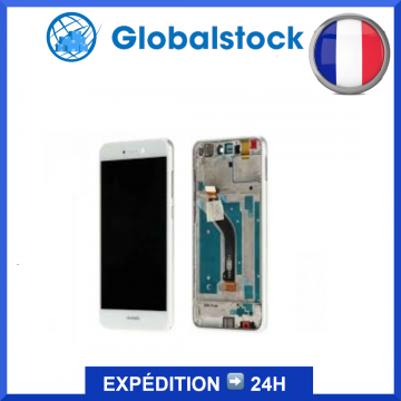 Ecran LCD + vitre tactile sur chassis pour Huawei Mate 9 (MHA-L09) Blanc + outils