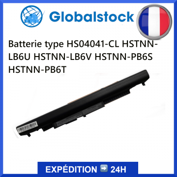 Batterie Batterie type HS04041-CL HSTNN-LB6U HSTNN-LB6V HSTNN-PB6S HSTNN-PB6T