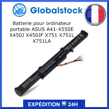 Batterie ordinateur portable pour ASUS A41-X550E X450J X450JF X751 X751L X751LA