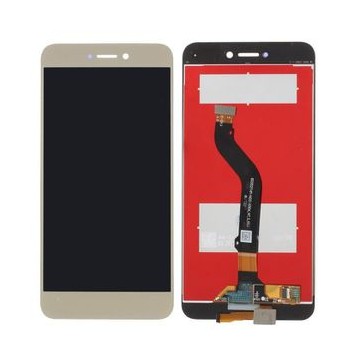 Ecran LCD + vitre tactile pour Huawei Ascend P8 Lite Gold/Or + Outils