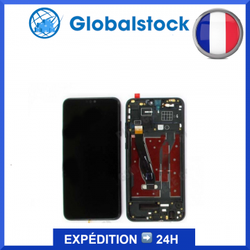 Ecran LCD + Vitre tactile sur châssis pour Huawei HONOR 8X Noir+ Outils