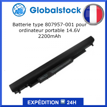 Batterie type 807957-001 ordinateur portable 14.6V 2200mAh