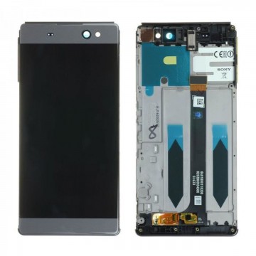 Ecran LCD + Vitre tactile sur châssis pour SONY XPERIA XA ULTRA Noir + Outils