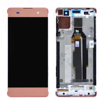Ecran LCD + Vitre tactile sur châssis pour SONY XPERIA XA ROSE + outils