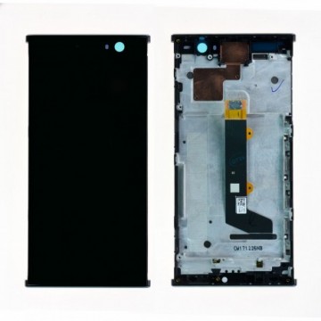Ecran LCD + Vitre tactile sur châssis pour SONY XPERIA XA2 Noir + Outils