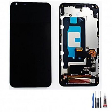 Ecran LCD + Vitre tactile sur châssis pour LG Q6 et M700 + Outils