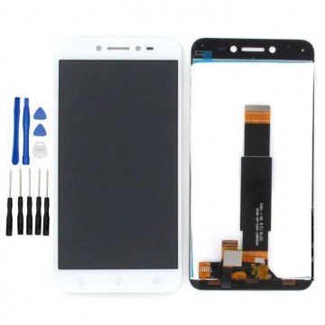 Ecran LCD + Vitre tactile pour ASUS ZENFONE LIVE ZB501KL et X00FD blanc + Outils