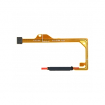 Nappe bouton capteur empreinte pour Huawei P smart 2021/Y7a Noir