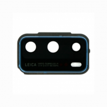 Lentille vitre caméra arrière pour Huawei P40 Bleu