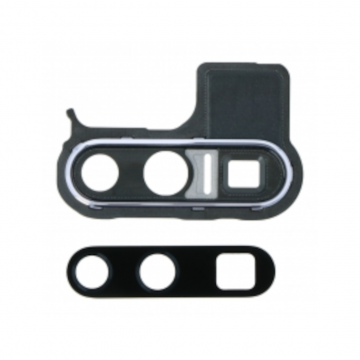 Lentille vitre caméra arrière pour Huawei P30 Pro Blanc