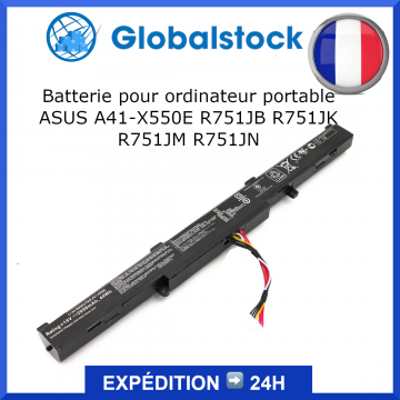 Batterie ordinateur portable pour ASUS A41-X550E R751JB R751JK R751JM R751JN