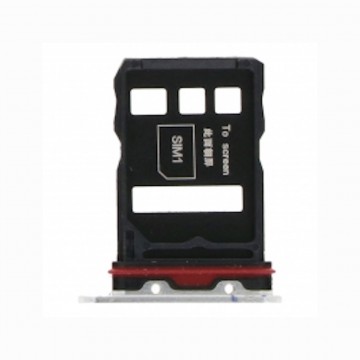 Tiroir carte sim pour Honor 50 Pro Double sim Argent