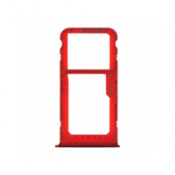 Tiroir carte sim pour Huawei Honor 6C Pro/V9 Play Rouge