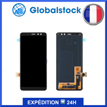 Écran pour Samsung Galaxy A8 2018 (A530F) Noir LCD