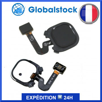 Nappe capteur d'empreinte pour Samsung Galaxy A9 2018 (A920F) Noir