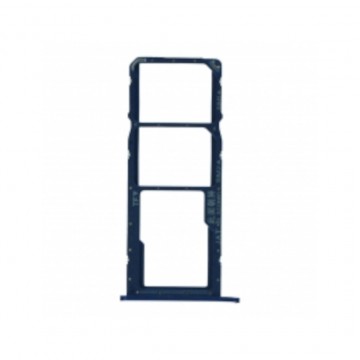 Tiroir carte sim pour Huawei Honor 8A/Y6 Pro 2019/Y6 2019/Y6s 2019 Bleu