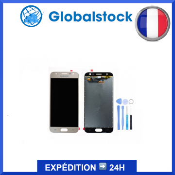 Ecran LCD + Vitre tactile pour Samsung Galaxy J3 2017 Or / gold (J330F) + Outils