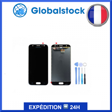 Ecran LCD + Vitre tactile pour Samsung Galaxy J3 2017 Noir (J330F) OLED + Outils