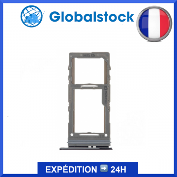 Tiroir double SIM + SD pour Samsung Galaxy S20 Ultra G988F / S20+ G986F  Cosmic Black
