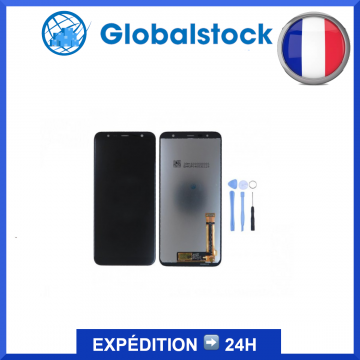 Ecran LCD + Vitre Tactile TFT pour Samsung J6 Plus 2018 / J4 Plus 2018 Noir