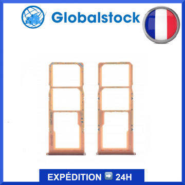 Tiroir SIM + SD pour Samsung Galaxy A50/A70 Corail