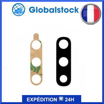 Lentille caméra arrière + adhésif pour Samsung Galaxy A70 (A705F)
