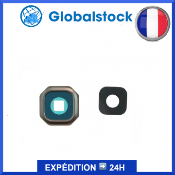 Lentille caméra arrière pour Samsung Galaxy A3 / A5 / A7 2016 Noir