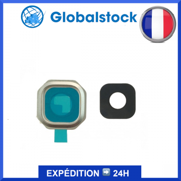 Lentille caméra arrière pour Samsung Galaxy A3 / A5 / A7 2016 SILVER/Argent