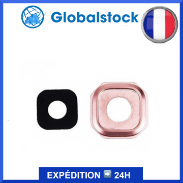 Lentille caméra arrière pour Samsung Galaxy A3 2016 / A5 2016 / A7 2016 Rose