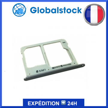 Tiroir SIM + micro SD pour Samsung Galaxy A3 / A5 / A7 2016 Gris