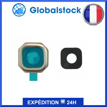 Lentille caméra arrière pour Samsung Galaxy A3 / A5 / A7 2016 Or